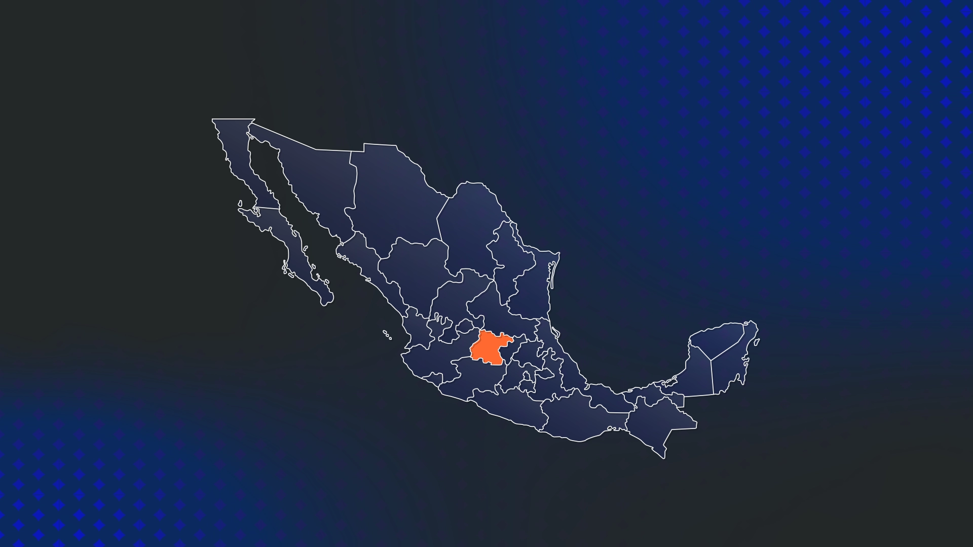 Mapa de cobertura República Mexicana